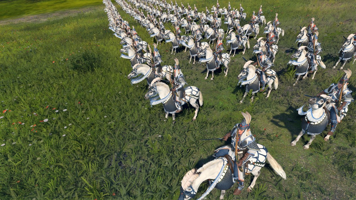 Total War: Warhammer 3 High Elves Ellyrian Reaver Archers.
